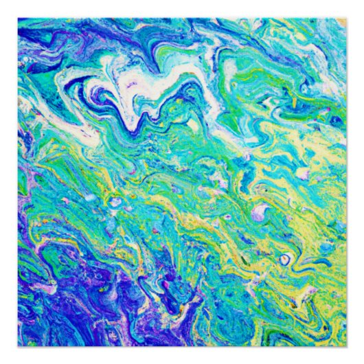 Cute Waves Patterns. Buy Now Perfect Poster (Voorkant)