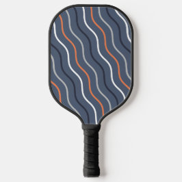 Cute Wavy Lines  Grijze Pickleball Paddle
