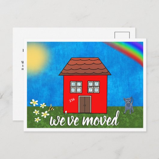Cute We hebben de aankondiging van het Rode Huis v (Voorkant / Achterkant)