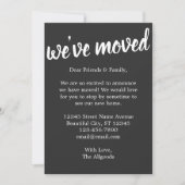 Cute We hebben de 'Black Moving Announcement' van  Aankondiging (Voorkant)