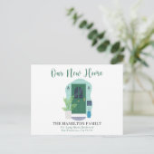 Cute We hebben de groene Waterverf voor de deur ve Briefkaart (Staand voorkant)