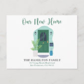 Cute We hebben de groene Waterverf voor de deur ve Briefkaart (Voorkant)