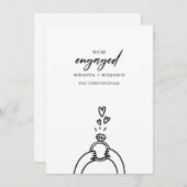 Cute We zijn bezig met de aankondiging van het Fot (Voorkant / Achterkant)