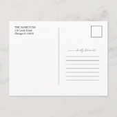 Cute We zijn de Aankondiging van Verloving Foto Briefkaart (Achterkant)