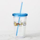 Cute Weather Acryl Drinkbeker (Achterkant)