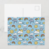 Cute Weather Briefkaart (Voorkant / Achterkant)