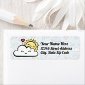 Cute Weather Etiket (Insitu)