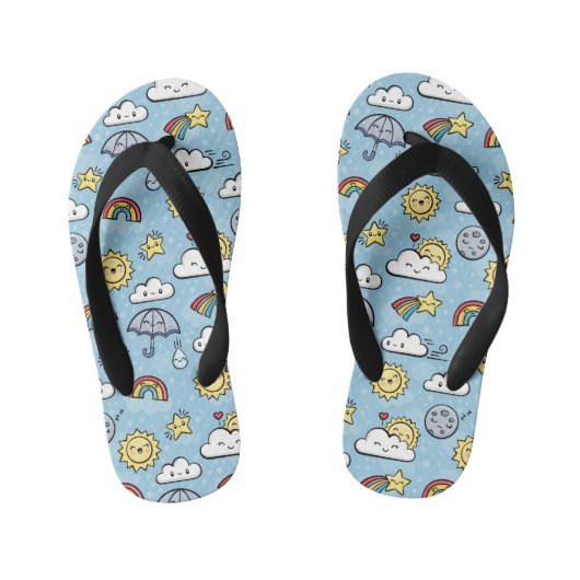 Cute Weather Kinder Teenslippers (Voetbed)