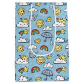 Cute Weather Medium Cadeauzakje (Achterkant)