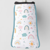 Cute Weather Pattern Golfheadcover (Draai 90)