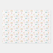 Cute Weather Pattern Inpakpapier Vel (Voorkant 3)