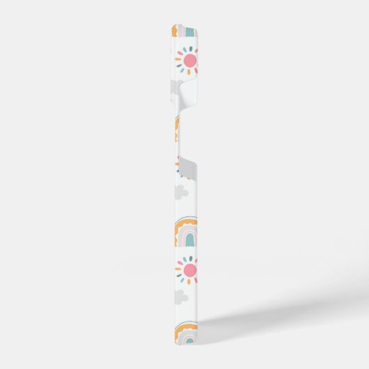 Cute Weather Pattern iPhone Hoesje (Linkerkant)