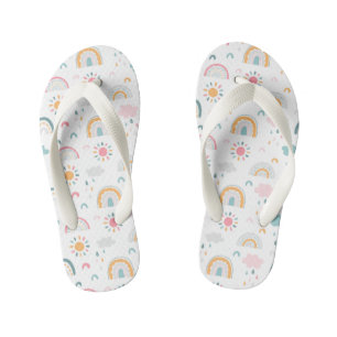 Cute Weather Pattern Kinder Teenslippers