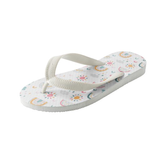 Cute Weather Pattern Kinder Teenslippers (Schuin)