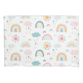 Cute Weather Pattern Kussensloop (Voorkant)