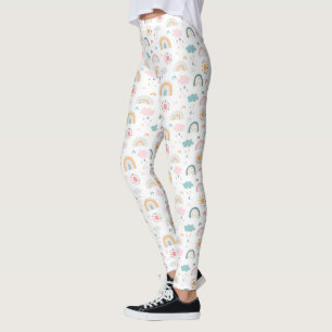 Cute Weather Pattern Leggings