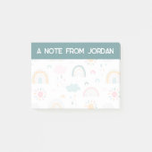 Cute Weather Pattern Post-it® Notes (Voorkant)