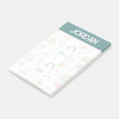 Cute Weather Pattern Post-it® Notes (Schuin)
