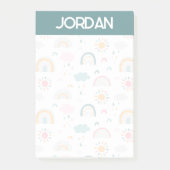 Cute Weather Pattern Post-it® Notes (Voorkant)