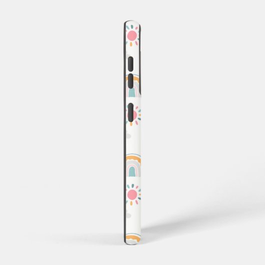 Cute Weather Pattern Samsung Galaxy Hoesje (Rechterkant)