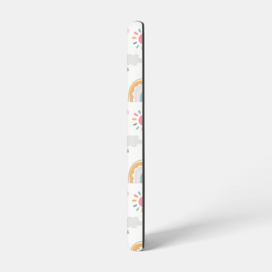 Cute Weather Pattern Samsung Galaxy Hoesje (Linkerkant)