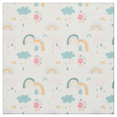 Cute Weather Pattern Stof (Swatch)