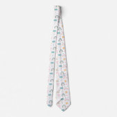 Cute Weather Pattern Stropdas (Achterkant)