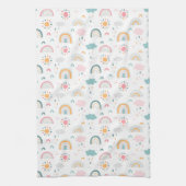 Cute Weather Pattern Theedoek (Verticaal)