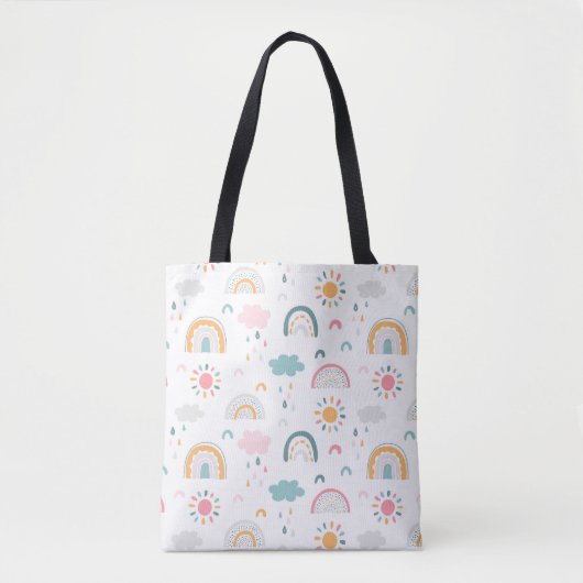 Cute Weather Pattern Tote Bag (Voorkant)