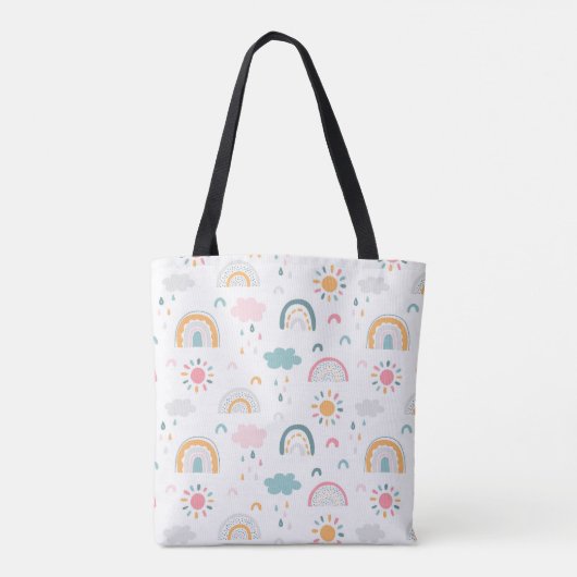 Cute Weather Pattern Tote Bag (Achterkant)
