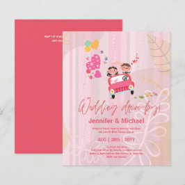 Cute Wedding Drive-by Budget Invitations