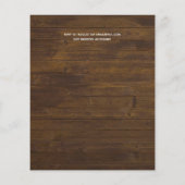 Cute Wedding Drive-by Budget Invitations (Achterkant)