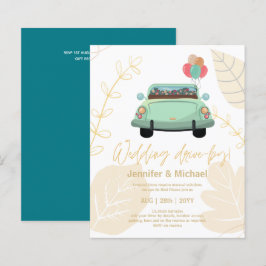 Cute Wedding Drive-by Budget Invitations