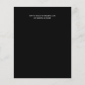 Cute Wedding Drive-by Budget Invitations (Achterkant)