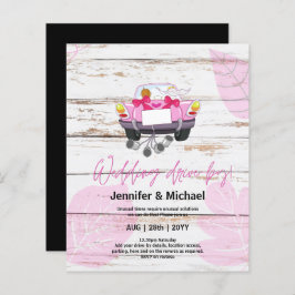 Cute Wedding Drive-by Budget Invitations