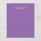 Cute Wedding Drive-by Budget Invitations (Achterkant)