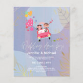 Cute Wedding Drive-by Budget Invitations (Voorkant)