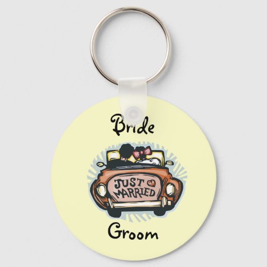 Cute Wedding Favors Sleutelhanger (Voorkant)