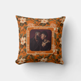 Cute Wedding Golden Anniversary  Throw Pillow  Kussen