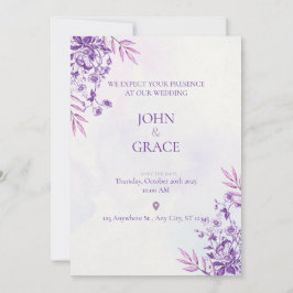 CUTE wedding invitation card Kaart