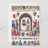 Cute Wedding Kaart (Voorkant)