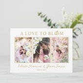 Cute Wedding Rings Luxurious 3 Multi Photos  Kaart (Staand voorkant)