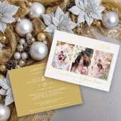 Cute Wedding Rings Sophisticated 3 Multi Photos Folie Uitnodiging