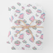 Cute Wedding Shower Inpakpapier Vel (In situ)