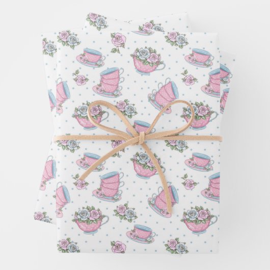 Cute Wedding Shower Inpakpapier Vel (In situ)