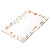 Cute Weekly Planner Tea Party Notitieblok (Schuin)