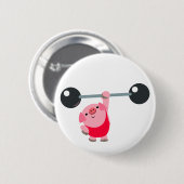 Cute WeightCartoon Pig Button Badge (Voorkant /achterkant)