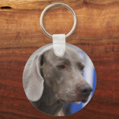 Cute Weimaraner Sleutelhanger (Voorkant)