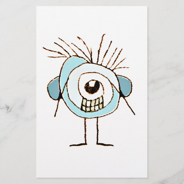 Cute Weird Caricature Illustration (Voorkant)