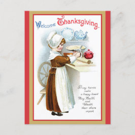 Cute Welcome Thanksgiving Briefkaart
